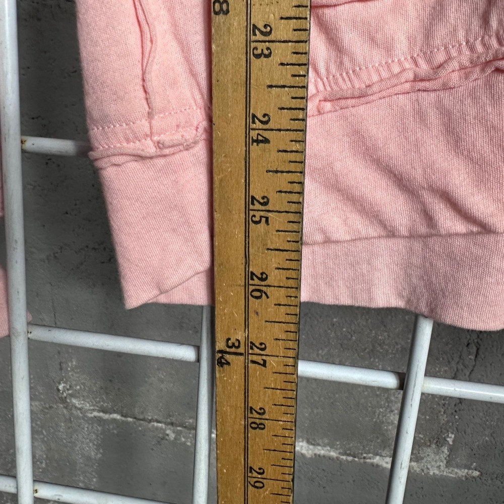 J.Crew Tissue T Pink Cotton Button Front Hoodie Cardigan XS soft lightweight - Picture 4 of 6